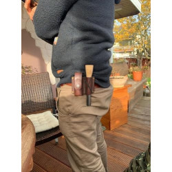 OUTDOOR NINJA Feuerstahl The Legend XXXL Bushcraft Feuerstahl für Wandern, Outdoor, Trekking, Camping und andere Outdoor Hobb