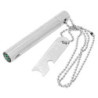 Grenhaven Feuerstein Feuerstahl im robusten Alugehäuse Silber oder Silber Feuerstarter Stift Länge 6 cm 9.000 Zündungen Survi