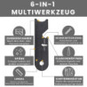 John Lossag-Feuerstahl Outdoor Set - Feuerstein, Kienspan, Überlebensausrüstung für Camping