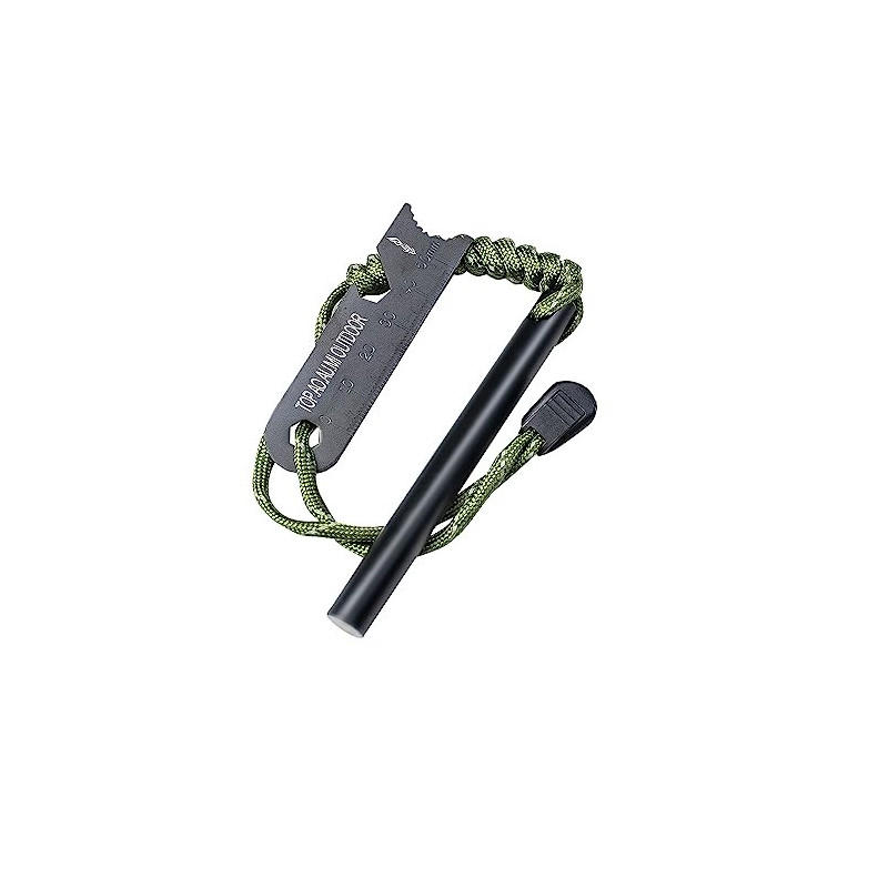 Survival-Werkzeug, Feueranzünder, Ferro-Ruten-Feuerstarter-Set und Rucksackreisen, Multifunktionswerkzeug, Feuerstarter, Surv