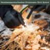 SBUENAM Feuerstahl Outdoor XXL,Feuerstein Survival Set 12,7cm,Starker Funkenflug Magnesium Feuerstarter,für Outdoor Survival,
