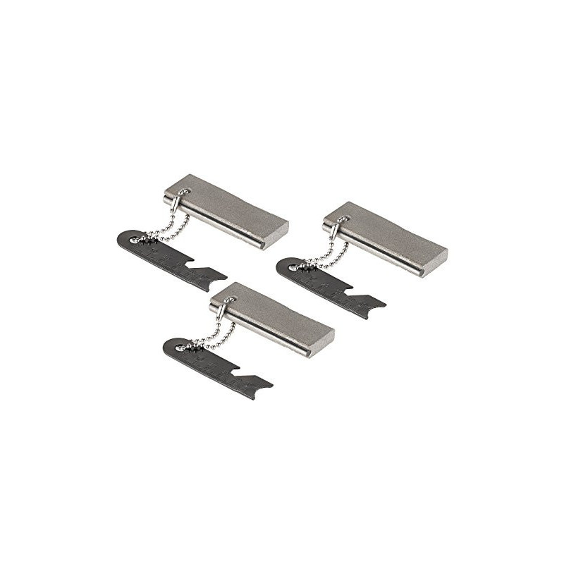 Semptec Urban Survival Technology Feuerstein Anzünder: Magnesium-Feuerstarter mit integr. Feuerstein & Metallschaber, 3er-Set Semptec Urban Survival Technology Feuerstein Anzünder: Magnesium-Feuerstarter mit integr. Feuerstein & Metallschaber, 3er-Set