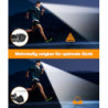 Glangeh Kopflampe LED Wiederaufladbar, Angelbeleuchtung mit Bewegungssensor & 4 Lichtmodi, IPX6 Wasserdicht, 1200 mAh Akku Ko