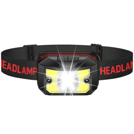 Winzwon USB Wiederaufladbare LED Stirnlampe Kopflampe, Wasserdicht Leichtgewichts Mini stirnlampen Perfekt fürs Laufen, Jogge