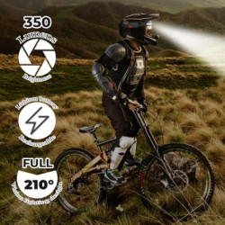 Vokida Outdoor Vibes Weitwinkel Stirnlampe Kopflampe Led USB Wiederaufladbar Sensor Headlamp Kopfleuchte Stirnleuchte Headlig