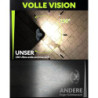Stirnlampe LED Wiederaufladbar, Double Spot Light 230° COB Sensor Stirnlampe, Superhell 1200 Lumen mit 5 Modi, 12 Stunden Lau