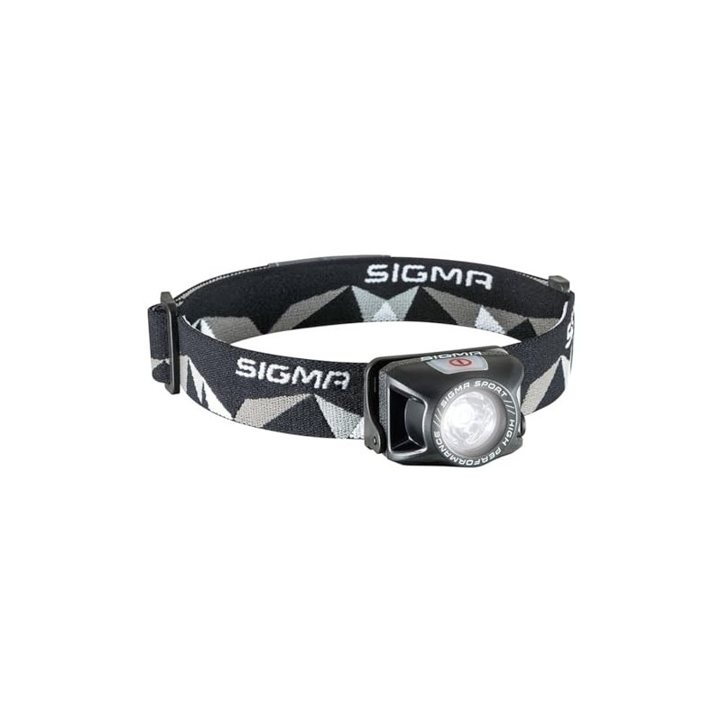 Sigma Sport Sigma 18850 Sport Headled II Stirnlampe, Langlebig, leicht, abnehmbar, spritzwassergeschützt, schwarz, One Size Sigma Sport Sigma 18850 Sport Headled II Stirnlampe, Langlebig, leicht, abnehmbar, spritzwassergeschützt, schwarz, One Size