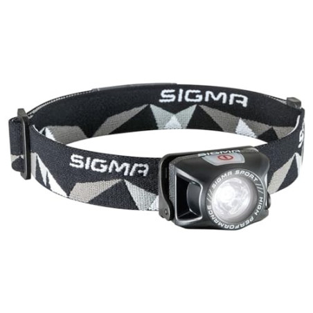Sigma Sport Sigma 18850 Sport Headled II Stirnlampe, Langlebig, leicht, abnehmbar, spritzwassergeschützt, schwarz, One Size