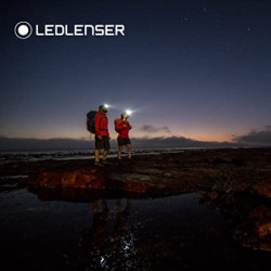 Ledlenser H8R, LED Stirnlampe, 600 Lumen, bis zu 120h Laufzeit, rotes Rücklicht, inkl. Akku, aufladbar, Box-Verpackung