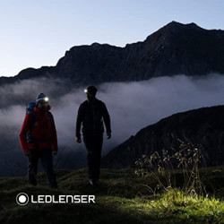 Ledlenser MH5 LED Stirn- und Handlampe in Einem, Outdoor, Akku- oder Batteriebetrieb möglich, 400 Lumen, Rotlichtfunktion, in