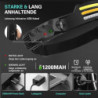 konqkin-2 Stück-Stirnlampe-LED-Wiederaufladbar-Kopflampe-Stirnlampen-Lauflicht-Helmlampe-Headlamp-Headlight-IPX4 Wasserdichte