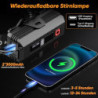 TININ Stirnlampe Led Wiederaufladbar, Superhell 100000 Lumen Kopflampe Stirnlampe mit Sensor, Stirnlampe Aufladbar 5 Lichtmod