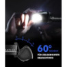 EOIWUY Stirnlampe, [2 Stück] Stirnlampe LED Wiederaufladbar Superhelle mit 5 Modi, Weißes und Rotes Licht & IPX4 Wasserdicht,