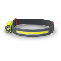 Philips Xperion 6000 LED-Kopflampe, wiederaufladbare Stirnleuchte mit Panorama-Leuchtfeld  300lm  und drehbarem LED-Spotlicht