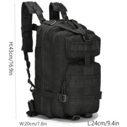 BYZBR Rucksack Herren 30L, Wasserdichtes 600D Militär Rucksack, mit MOLLE System, Perfekt für Herren Rucksack, Taktischer Ruc