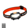 Suright LED Stirnlampe,Leicht LED-Kopflampe 3 Lichtmodi 60° Einstellbarer 140 Lumen, Leichtgewichts Wasserdicht, LED Stirnlam