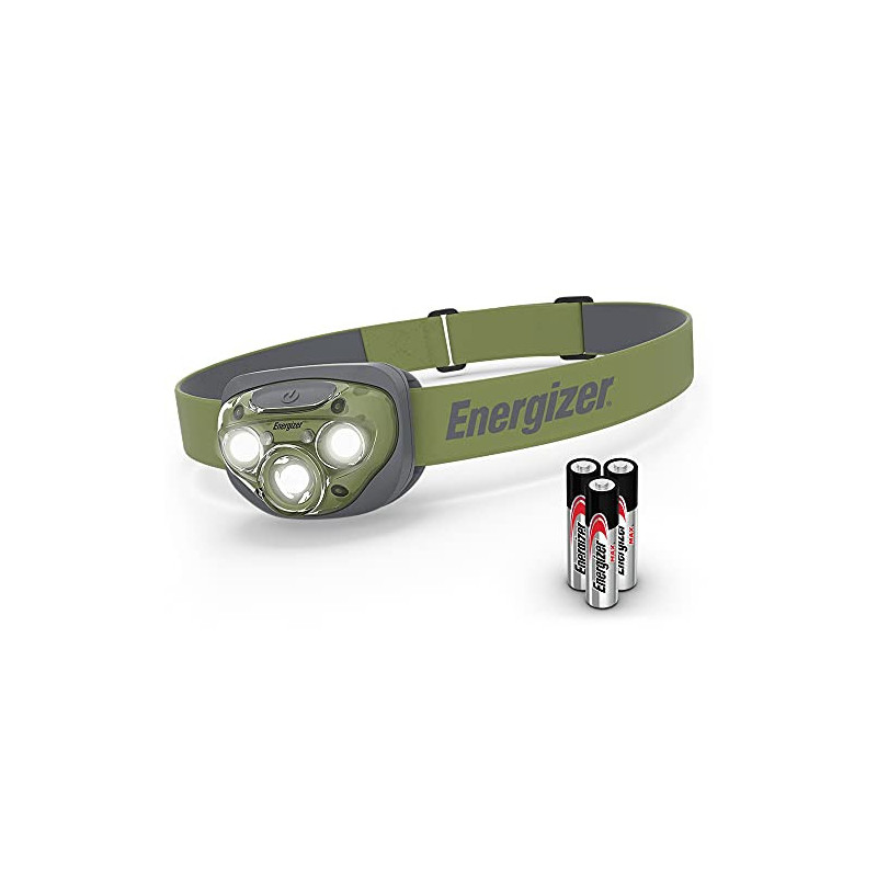 Energizer Stirnlampe LED, Superhelle Kopflampe für Camping, Outdoor und Wandern, Batterie Enthalten, Waldgrün, Forest Green: Energizer Stirnlampe LED, Superhelle Kopflampe für Camping, Outdoor und Wandern, Batterie Enthalten, Waldgrün, Forest Green: