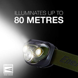 Energizer Stirnlampe LED, Superhelle Kopflampe für Camping, Outdoor und Wandern, Batterie Enthalten, Waldgrün, Forest Green: 