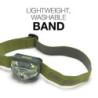 Energizer Stirnlampe LED, Superhelle Kopflampe für Camping, Outdoor und Wandern, Batterie Enthalten, Waldgrün, Forest Green: 