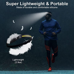 flintronic Stirnlampe LED Wiederaufladbar Intelligenter Sensor COB Kopflampe 600 Lumen 230 ° Beleuchtung leichte Stirnlampe 5