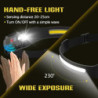 Stirnlampe LED Wiederaufladbar, Kopflampe 1200mAh 230°Weitwinkel Sensor Abnehmbarer Stirnlampe 9 Lichtmodi Leichte IPX65 Wass