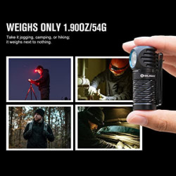 OLIGHT Perun 2 Mini LED Stirnlampe 1100 Lumen 150 Meter, USB Wiederaufladbare EDC Taschenlampe mit Rotlicht, 5 Lichtmodi Wass