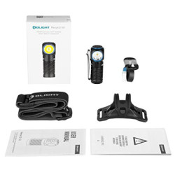 OLIGHT Perun 2 Mini LED Stirnlampe 1100 Lumen 150 Meter, USB Wiederaufladbare EDC Taschenlampe mit Rotlicht, 5 Lichtmodi Wass