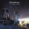 Lepro Kopflampe Stirnlampe Aufladbar, IP65 Superhell 1000 Lumen Abnehmbarer Led Stirnlampe, Kopfleuchte mit Rotlicht, 6 Beleu