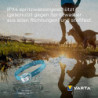 VARTA Stirnlampe LED inkl. 3x AAA Batterien Kopflampe, Outdoor Sports H10 Pro, zwei Leuchtmodi, spritzwassergeschützt, Dimmfu