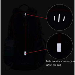 EGOGO 30L Wasserdicht Wanderrucksack Camping Rucksack mit Regenschutz Laufen Radfahren im Freien S2310  Blau 
