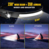 LeuKoles Naturvibes Stirnlampe - das Original, Naturevibes Stirnlampe, Nature Vibes Stirnlampe -350LM - 6 Modi - 1200mah LED 