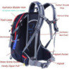 EGOGO 30L Wasserdicht Wanderrucksack Camping Rucksack mit Regenschutz Laufen Radfahren im Freien S2310  Blau 
