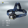 VARTA Stirnlampe LED inkl. 3x AAA Batterien, Work Flex Motion Sensor H20, Bewegungssensor, zwei Leuchtmodi, an- und ausschalt
