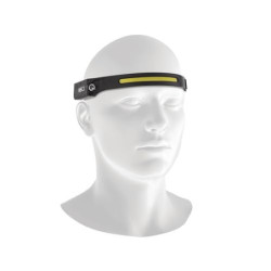EMOS - aufladbare Stirnlampe mit Bewegungssensor - rotes Licht - Helligkeit 380lm, Leuchtweite 30m - 4 Leuchtmodi - Leuchtdau