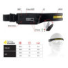 EMOS - aufladbare Stirnlampe mit Bewegungssensor - rotes Licht - Helligkeit 380lm, Leuchtweite 30m - 4 Leuchtmodi - Leuchtdau