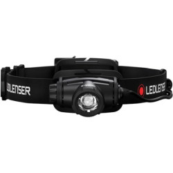 Ledlenser H5 Core Stirnlampe LED, 350 Lumen, wasserdicht IP67, fokussierbar, schwenkbar, stufenlos dimmbar, 2xAA batteriebetr