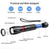 Blukar LED Taschenlampe Aufladbar, 2000 Lumen Extrem Helle Zoombares Taschenlampen mit 5 Lichtmodi und Langer Betriebsdauer, 