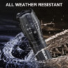 GEARLITE LED Taschenlampe Batteriebetrieben 2 Stücke, 2000 Lumen Taschenlampe LED Extrem Hell mit 5 Modi, IP65 Wasserdicht Ta