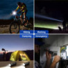 GEARLITE LED Taschenlampe Batteriebetrieben 2 Stücke, 2000 Lumen Taschenlampe LED Extrem Hell mit 5 Modi, IP65 Wasserdicht Ta