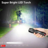 REHKITTZ Taschenlampe, Extrem Hell Tragbare Handlampe 2 Stück, 2000 Lumen, Wandern Camping Taschenlampe LED, Taktische Tasche