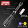 REHKITTZ Taschenlampe, Extrem Hell Tragbare Handlampe 2 Stück, 2000 Lumen, Wandern Camping Taschenlampe LED, Taktische Tasche