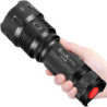 REHKITTZ LED Taschenlampe Extrem Hell,3300 Lumen,Handlampe Zoombare Taschenlampen für Camping,Ausrüstung,Outdoor,Zoombarer Ei