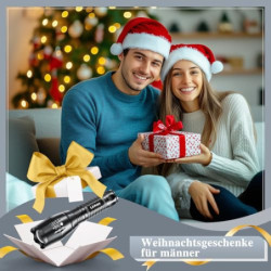 Linkax LED Taschenlampe Batteriebetrieben, helle Zoombare kleine Taschenlampen Kinder Camping Outdoor, Kleine Weihnachtsgesch