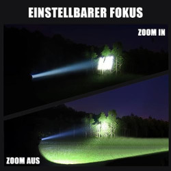 Linkax LED Taschenlampe Batteriebetrieben, helle Zoombare kleine Taschenlampen Kinder Camping Outdoor, Kleine Weihnachtsgesch