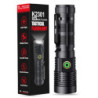 Banral Led Taschenlampe Aufladbar - Taschenlampe Extrem Hell - Mini Taschenlampe mit 4 Modi, Stufenlos Dimmbar, Magnetisch, W