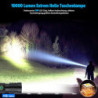 Banral Led Taschenlampe Aufladbar - Taschenlampe Extrem Hell - Mini Taschenlampe mit 4 Modi, Stufenlos Dimmbar, Magnetisch, W