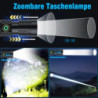 Banral Led Taschenlampe Aufladbar - Taschenlampe Extrem Hell - Mini Taschenlampe mit 4 Modi, Stufenlos Dimmbar, Magnetisch, W