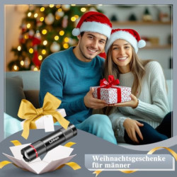 Taschenlampe LED Aufladbar, Mini Klein Taschenlampen Kinder Flashlight Handlampe für Camping Wandern Outdoor, Adventskalender