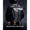 Inateck Fahrradrucksack 25-30L, Wasserdichter Rolltop Rucksack Herren, Multifunktionaler Wanderrucksäcke, Geeignet für Radfah