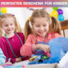 EverBrite Mini LED Taschenlampe 4-tlg. kleine Kinder Taschenlampe mit 12 AAA Batterien Eingebaut, Mitgebsel Geschenke für Kin